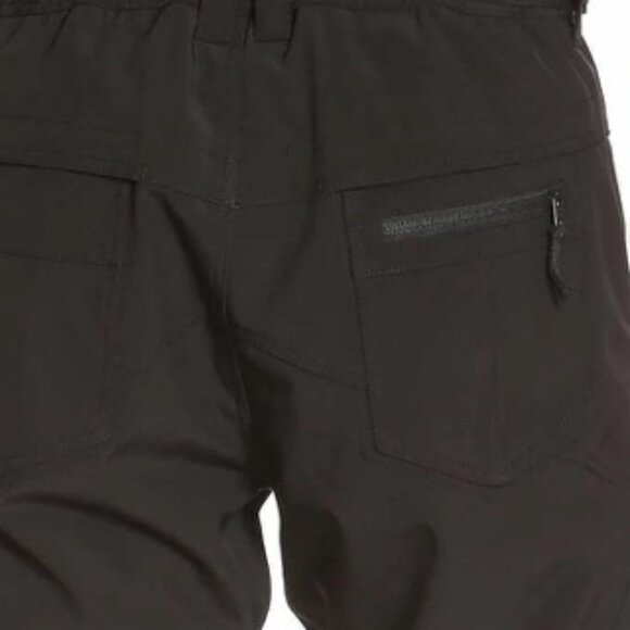 Gerry Men's Water Resistant Fleece Lined 4-Way Stretch Snow Pants, Black, Size M - Picture 4 of 14